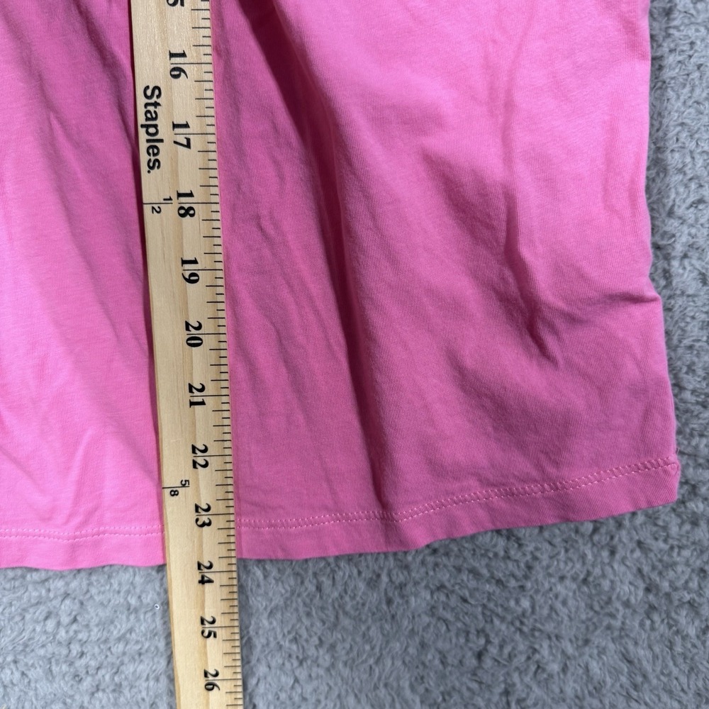 J. Crew Womens Pink V-Neck Eyelet Sleeveless Blouse Size XL Casual Summer - Picture 5 of 6